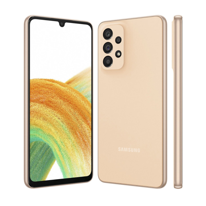 تصویر  گوشی موبایل سامسونگ مدل Galaxy A33 5G SM-A336 دو سیم کارت ظرفیت 128 گیگابایت و رم 6 گیگابایت-هلویی