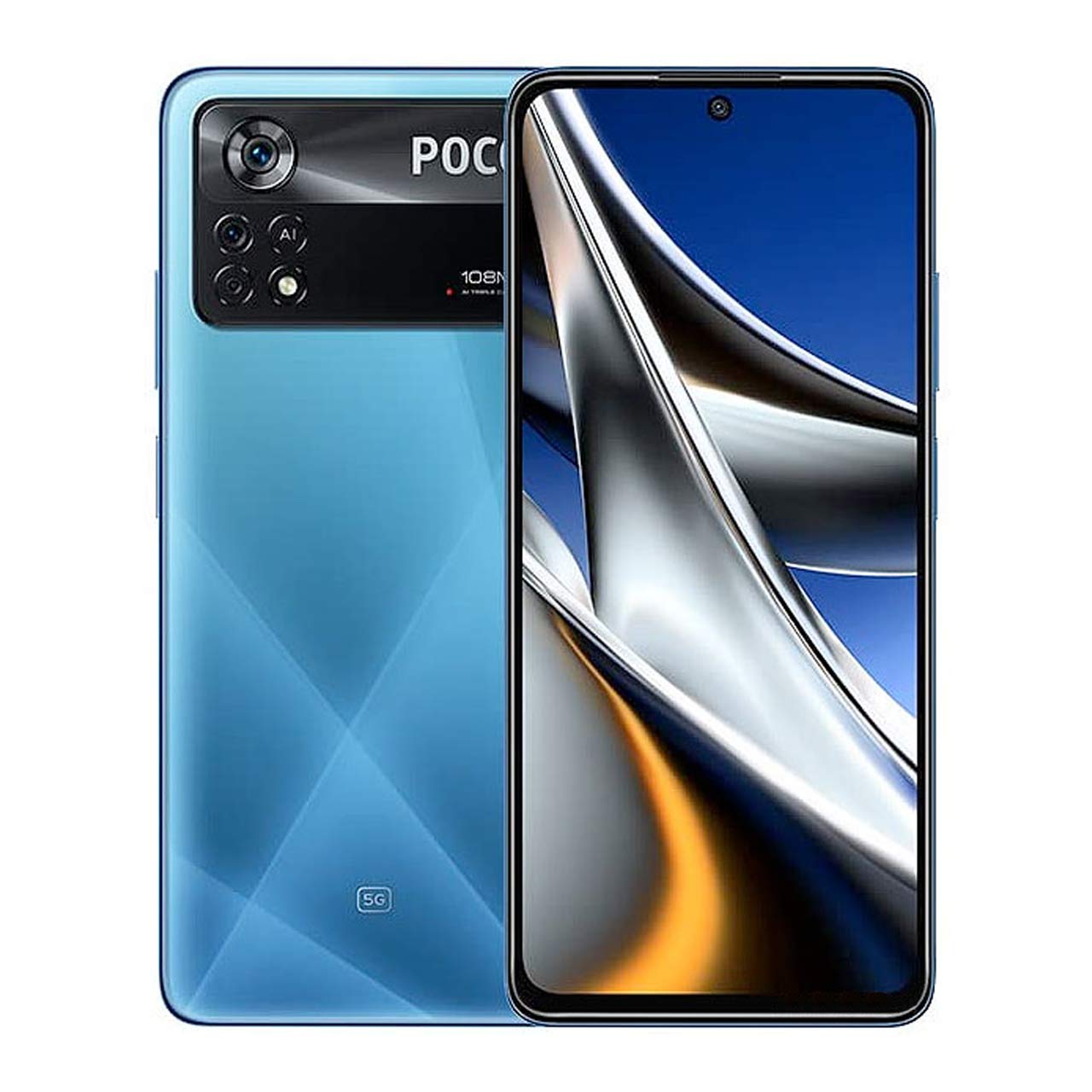 تصویر  گوشی موبایل شیائومی مدل Poco X4 Pro 5G 2201116PG دو سیم کارت ظرفیت 256 گیگابایت و رم 8 گیگابایت-ابی