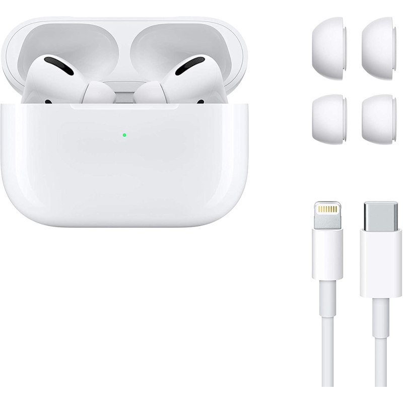 تصویر  هدفون بی سیم اپل مدل AirPods Pro 2021 همراه با محفظه شارژ