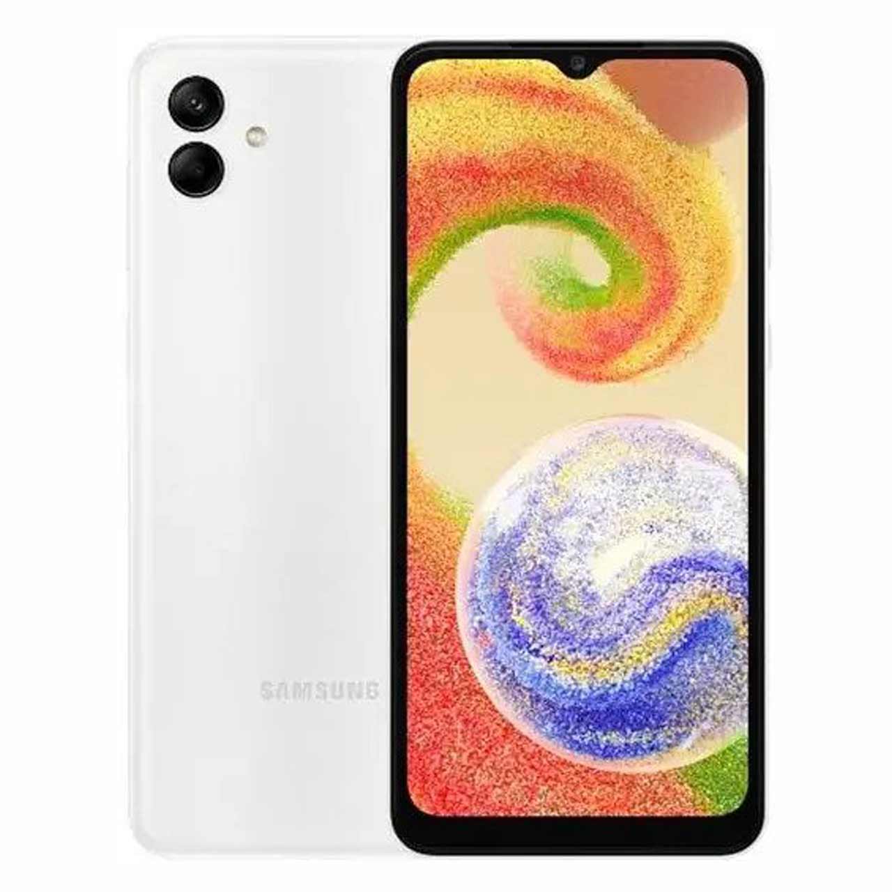 تصویر  گوشی موبایل سامسونگ مدل Galaxy A04 دو سیم کارت ظرفیت32 گیگابایت و رم 3 گیگابایت-سفید