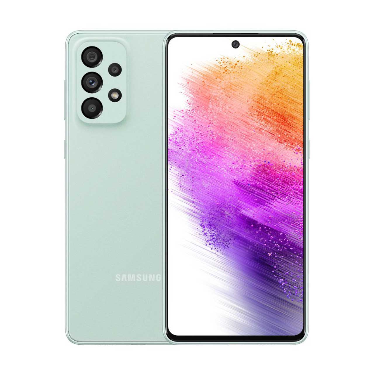 تصویر  گوشی موبایل سامسونگ مدل Galaxy A73 5G SM-A736B/DS دو سیم کارت ظرفیت 128 گیگابایت و رم 8 گیگابایت-سبز