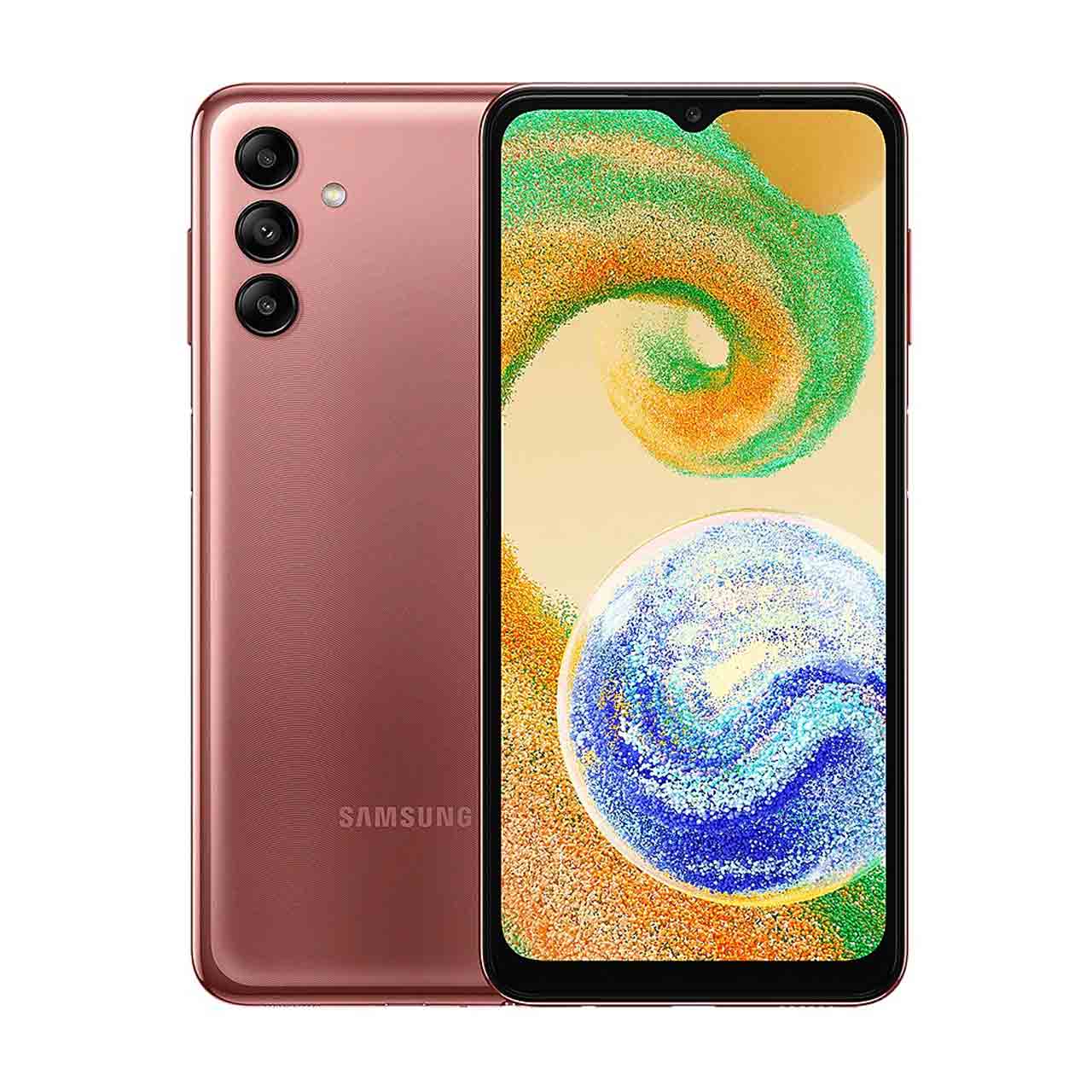 تصویر  گوشی موبایل سامسونگ مدل Galaxy A04s دو سیم کارت ظرفیت 32 گیگابایت و رم 3 گیگابایت - مسی