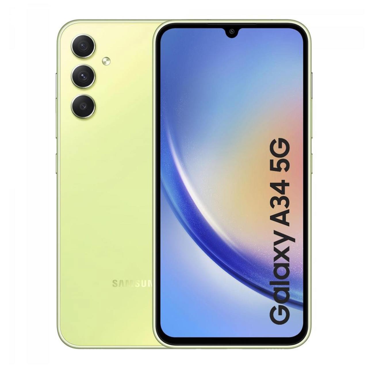 تصویر  گوشی موبایل سامسونگ مدل Galaxy A34 5G دو سیم کارت ظرفیت 128 گیگابایت و رم 8 گیگابایت-سبز