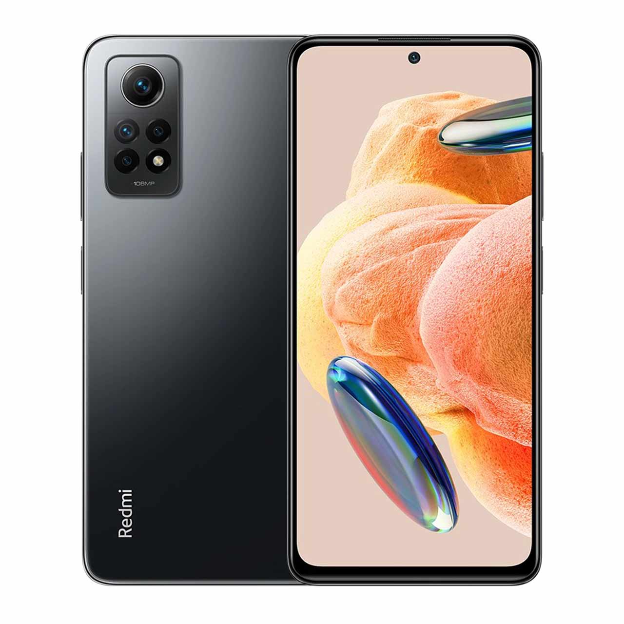 تصویر  گوشی موبایل شیائومی مدل Redmi Note 12 Pro 4G دو سیم کارت ظرفیت 256 گیگابایت و رم 8 گیگابایت - گلوبال-خاکستری