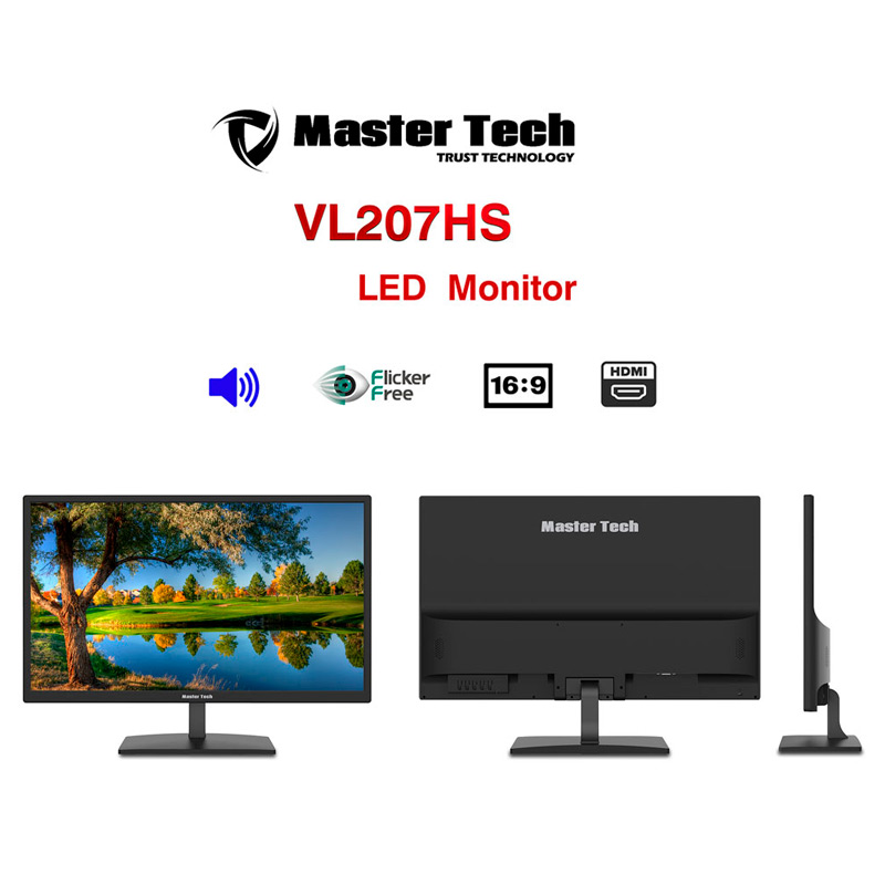 تصویر  مانیتور مسترتک “MasterTech VL207HS HD TN LED 20