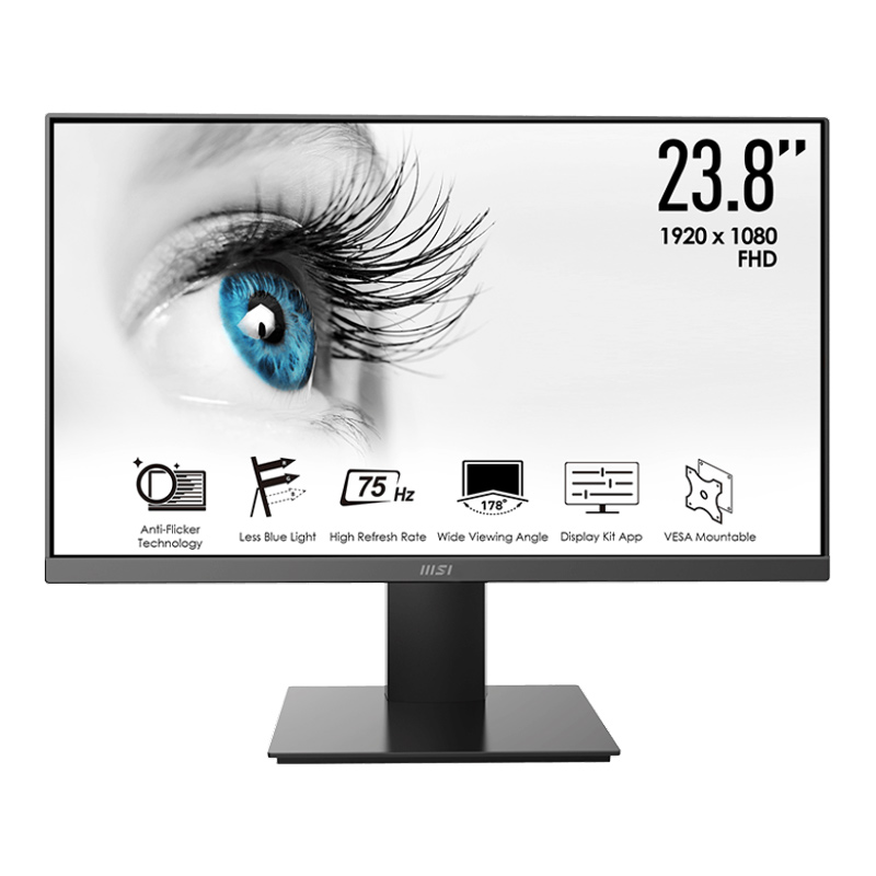 تصویر  مانیتور ام اس ای “MSI PRO MP241X FHD VA LED 23.8