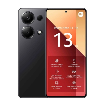 تصویر  گوشی موبایل شیائومی مدل Redmi Note 13 Pro 4G دو سیم کارت ظرفیت 512 گیگابایت و رم 12 گیگابایت-مشکی